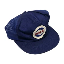 Vintage K Brand Products OXY Patch Logo Mesh Trucker SnapBack Hat Houston