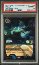 2024 DISNEY LORCANA EN D23-D23 EXPO PROMO 03 URSULA - DECEIVER PSA 10