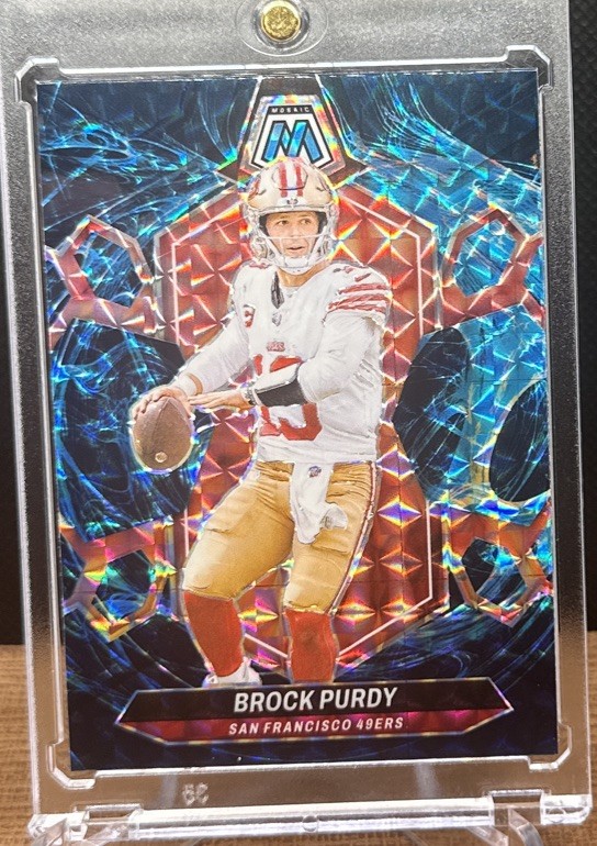 Brock Purdy 2024 Panini Mosaic #190 Genesis Prizm SP 49ers