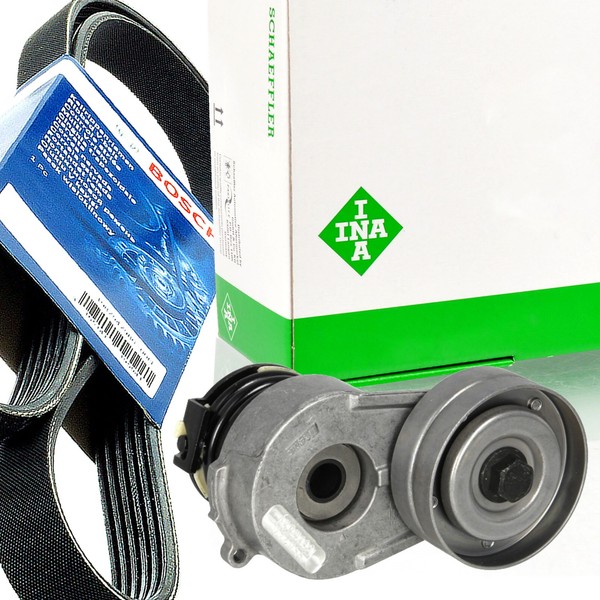 Bosch 6PK1250 Keilrippenriemen + Spanner FüR Opel Astra H Zafira B 1.7-image