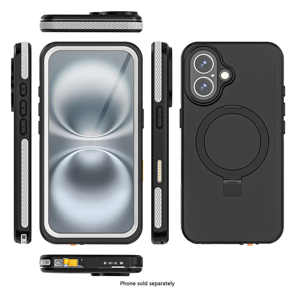 Custodia impermeabile iPhone 16 - IP68, protezione grado militare | serie Oasis - Immagine 3 di 4