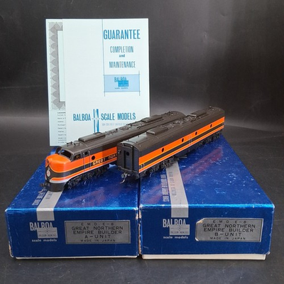 #ad Boxed HO Gauge BRASS Balboa Great Northern Empire Builder A amp; B Units EMD E 8 $239.99