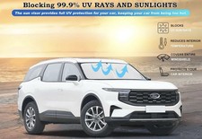 Windshield Sun Shade for 2015-2024 Front Window- for Ford Edge 2015-2024