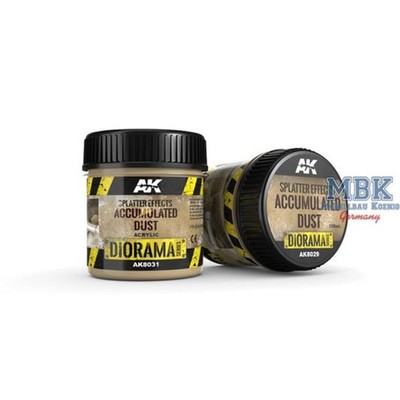 AK Interactive Splatter Effects Accumulated Dust - 100ml (Acrylic)