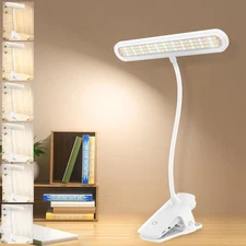 Clip On Reading Light with 66 LEDs 4 Brightness Multiple Color Temps