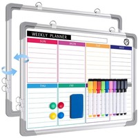 Arcobis Magnetisch Whiteboard Klein Doppelseitige Tafel Schule