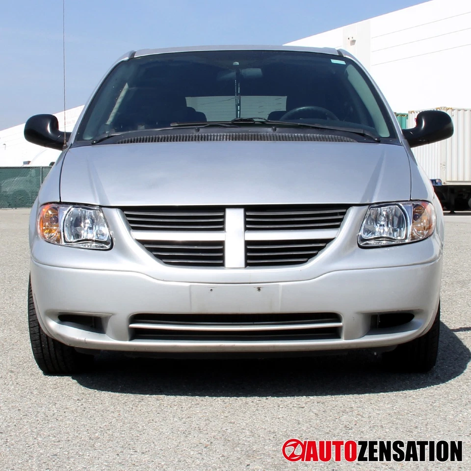 Fit 2001-2007 Dodge Grand Caravan Chrysler Town & Country Headlights Headlamps Foto 4 de 4