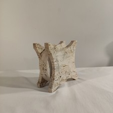 Vaso Scultura Travertino Fratelli  Manelli Design Anni 60/70