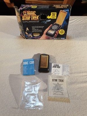 Star Trek Classic TOS Communicator Light & Sound Playmates 1994 OVP Kirk Spock
