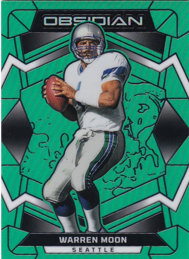 2026 Obsidian Warren Moon 16/49 Green #32 Seahawks PWE