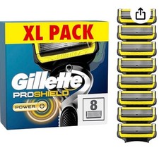 Gillette ProShield Power Razor Blades Refills x8