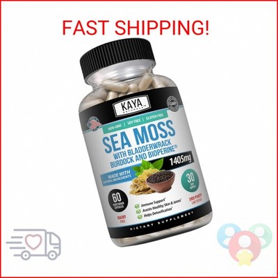 Kaya Naturals Sea Moss - Mobility Supplement for Men and Women - with Burdock Ro
