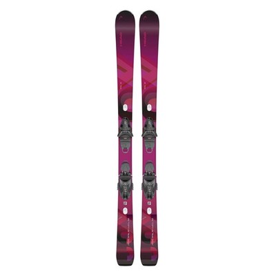HEAD Women's e-total Joy SW+Joy 11 GW SLR Brake 90 [H] Aurora/Red Alpine Ski Set