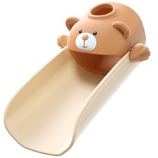 Skyroku Faucet Extender for Toddlers, Sink Extenders with Temperature Brown