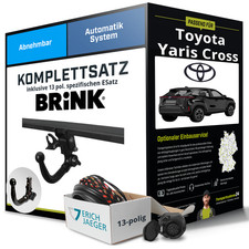 Für TOYOTA Yaris Cross MXP Anhängerkupplung abnehmbar +eSatz 13pol 20- NEU PKW