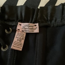 AGENT PROVOCATEUR RARE BLACK CLASSIC CORSET ORIGINAL SIZE S