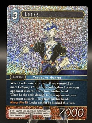 Final Fantasy TCG - Locke - 4-048L - Opus IV - Foil