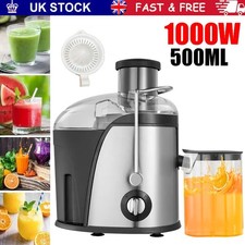 1000W Juicer Machine Whole Fruit Vegetable Large Juice Extractor Stainless Steel