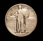 TOUGH COIN ! 1919-D STANDING LIBERTY QUARTER OLD US TYPE COIN