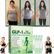GLP-1 Six-in-One Health Solution Oral Liquld,one Bottle to Target It All