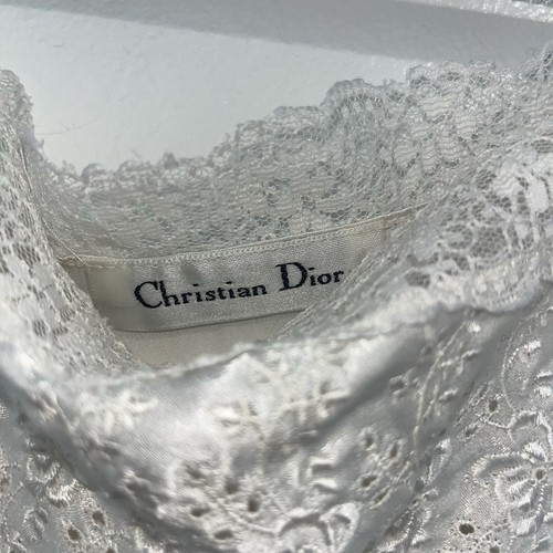 Christian Dior Vintage Satin and Lace Nightgown - Picture 16 of 16