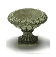 Dollhouse Miniature Victorian Urn in Aged Green by Falcon Miniatures