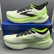 Brooks Glycerin 23 Men  s 11 D Running Shoes Walking Sneakers White Black Green