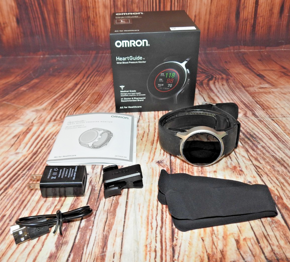 Wrist Omron Heartguide Wearable Blood Pressure Monitor Omron