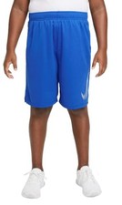 Nike Boys Plus Size Dri-Fit Training Shorts (Extended Size) Large+ Blue DM911...