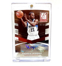 2014 Donruss Andrew Wiggins Elite Signature Bronze Die-Cut /25