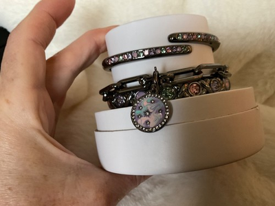 #ad BP Spring Stack 2026 Aurora Glow Hematite Plated Colorful Bracelets $65.00