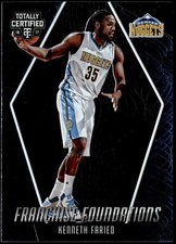 2016-17 Panini Totally Certified #27 Kenneth Faried Franchise Foundations E1