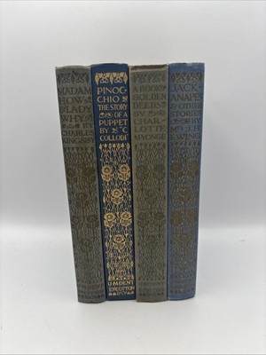 J.M Dent Set Of 4 X Nice Looking Books For Young People, Ewing, Collodi Kingsley
