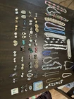 Vintage Costume Jewelry Lot, Earrings, Necklaces, Some Rings And Brooches