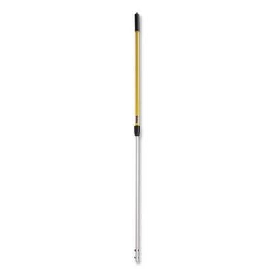 Rubbermaid Commercial HYGEN Quick-Connect Extension Handle, 48-72'', Yellow/Black