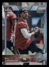 2015 Topps Chrome Black Refractors #169 Dres Anderson /299