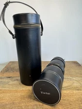 Vivitar Lens 75-260mm 1 4.5 Auto Zoom Camera Attachment Black Made In Japan