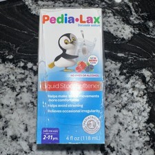 Lot of 6 Pedia Lax Liquid Stool Softener Docusate Sodium Berry 4oz EXP: 4/26