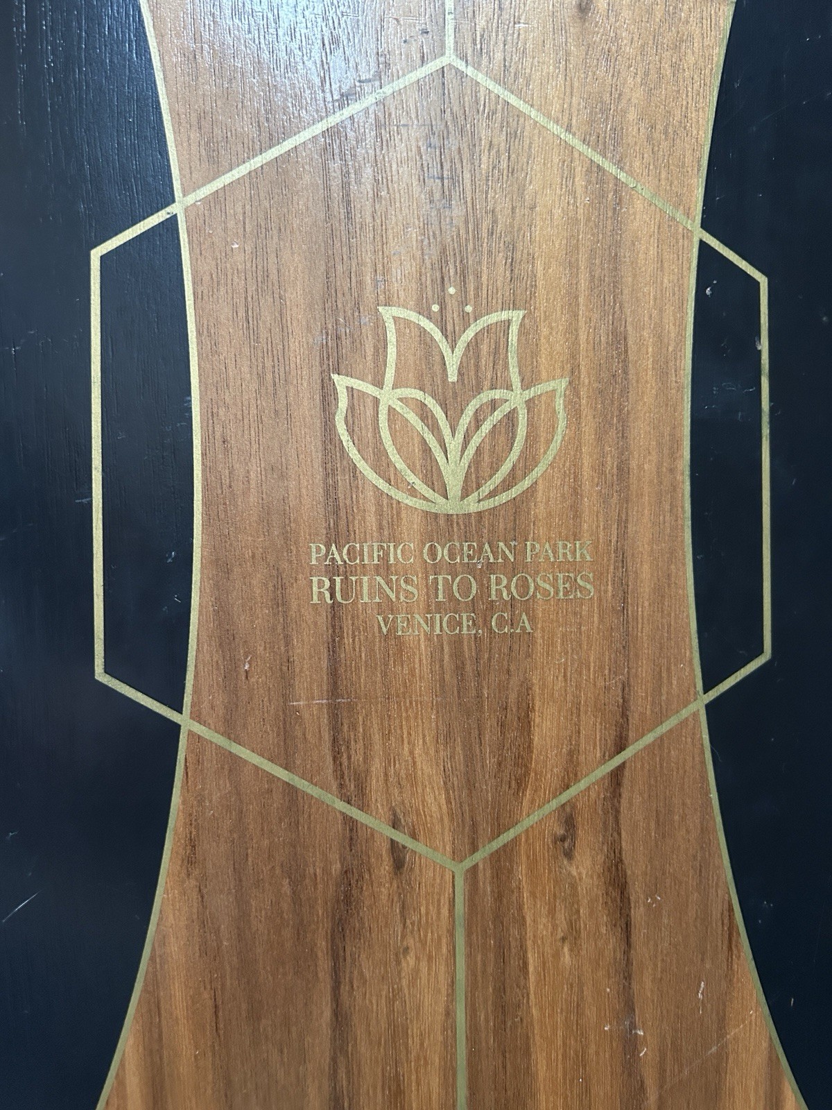 Z-Flex Ruins to Roses Roundtail longboard.