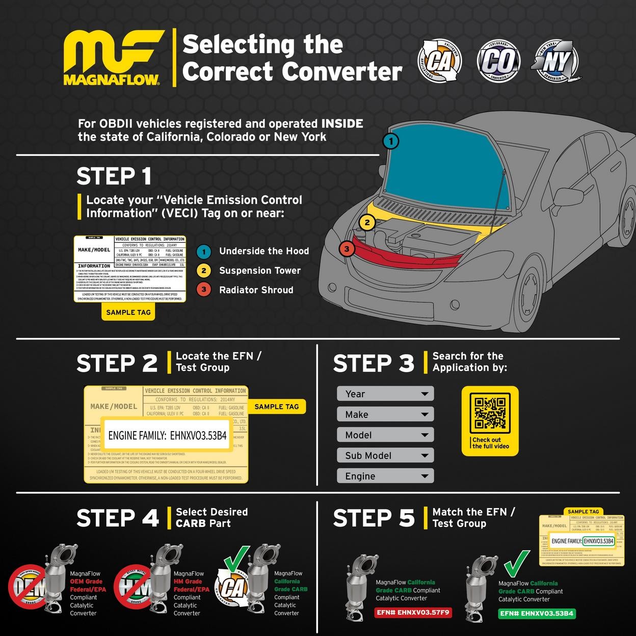 MagnaFlow 337002-EO Fits 1990 Subaru Legacy Catalytic Converter