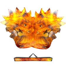 Baisdan 54"x45" Lion Worship Flags for Dance Church, Praise Dance Flags for W...
