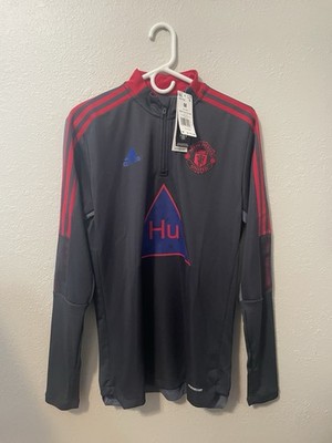 Manchester United Human Race Adidas Long Sleeve Training Top Mens Size Medium