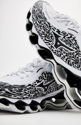 WAVE PROPHECY 13.2 Unisex White x Black MIZUNO Shoes | eBay