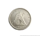 1875 San Francisco Seated Liberty Mint 20 Cent Silver 1/5 Dollar US Coin