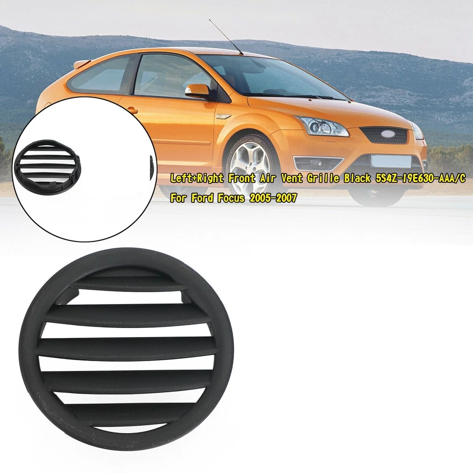 Cubierta de rejilla de ventilación de aire para tablero delantero izquierdo Ford Focus 2005-2007 5S4Z19E630AAA Foto 2 de 4