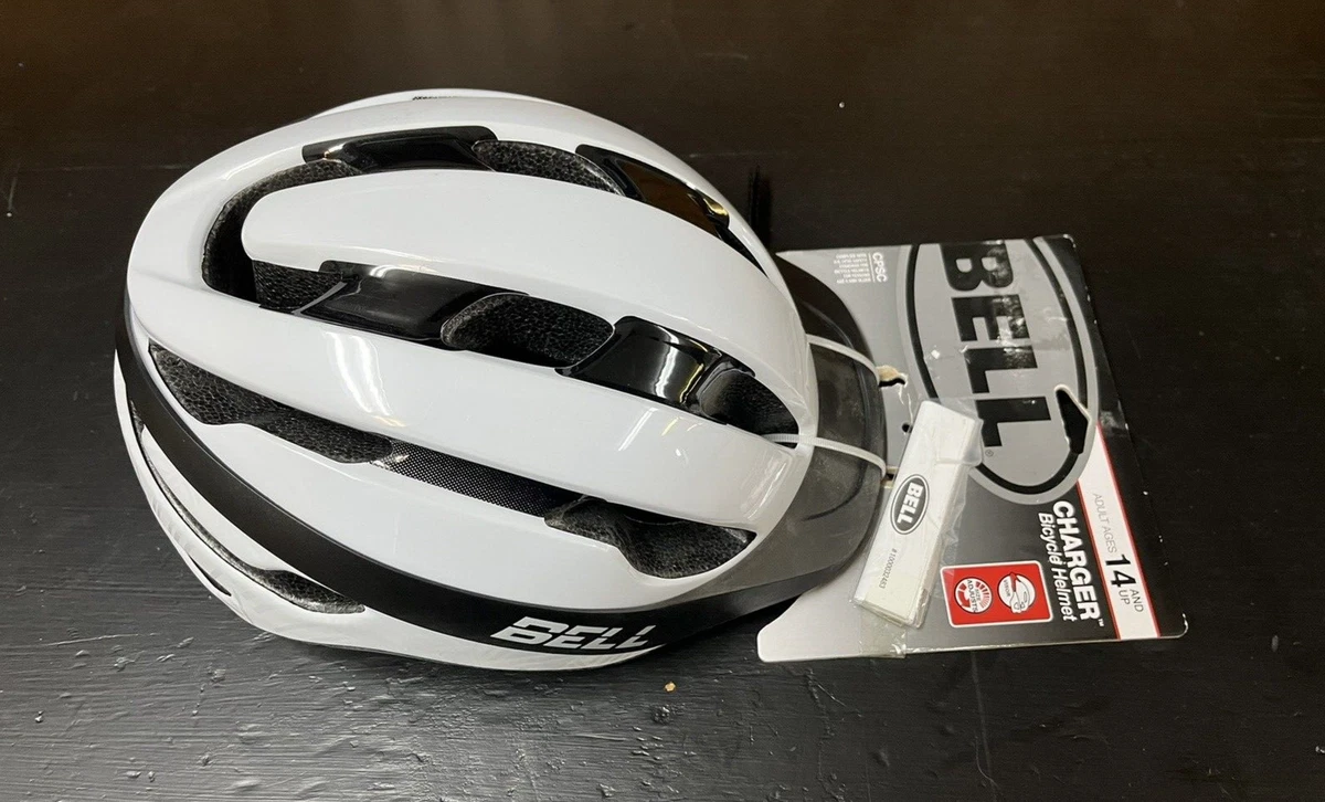 New BELL Charger Adult Bike Helmet White Ages 14