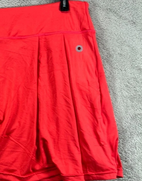 Women's XL Pink Pleated Tennis Skort with Pockets for Golf & Athleisure