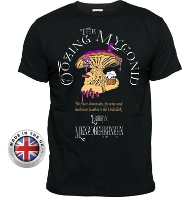 Drizzt Tshirt Dunkelelfen Tshirt Drow MENZOBERRANZAN Oozing Myconid Tavern T-Shirt