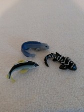 Lot of 3 Zowie Fish  Leopard Shark, Atlantic Wolffish and 1 Other