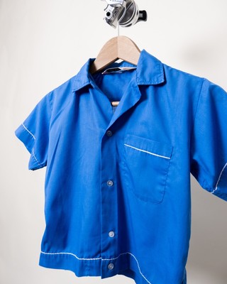 Chemise Vintage King Louie Années 70-80 Pour Junior Bowlers - Taille 30, Motif Pepsi/Missouri, Style Hip-hop Rétro